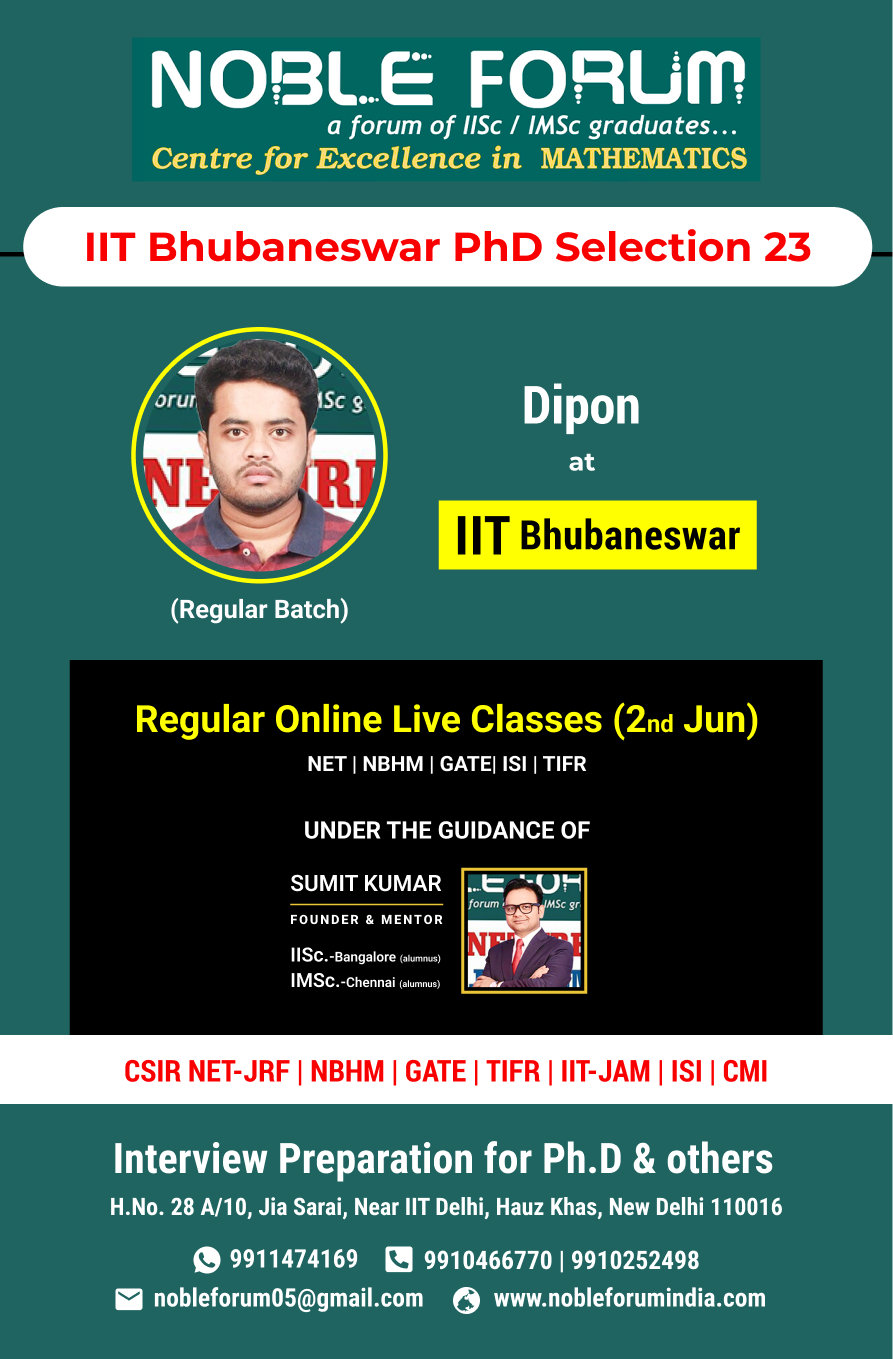 Dipon-IIT Bhubaneswar